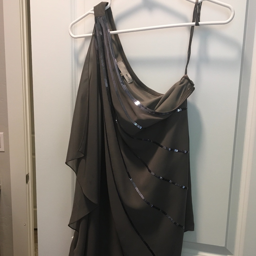 One shoulder sequined blouse size M